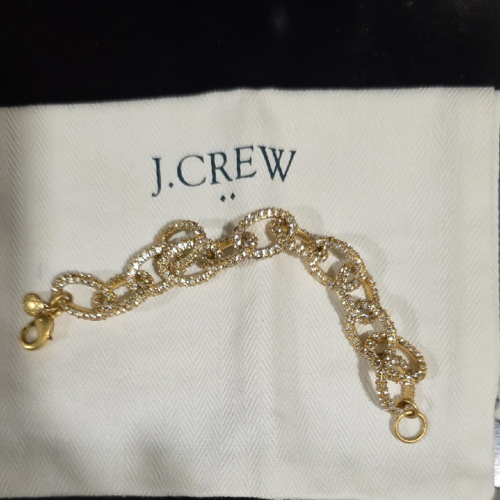 J. Crew Gold and Silver Chain Bracelet